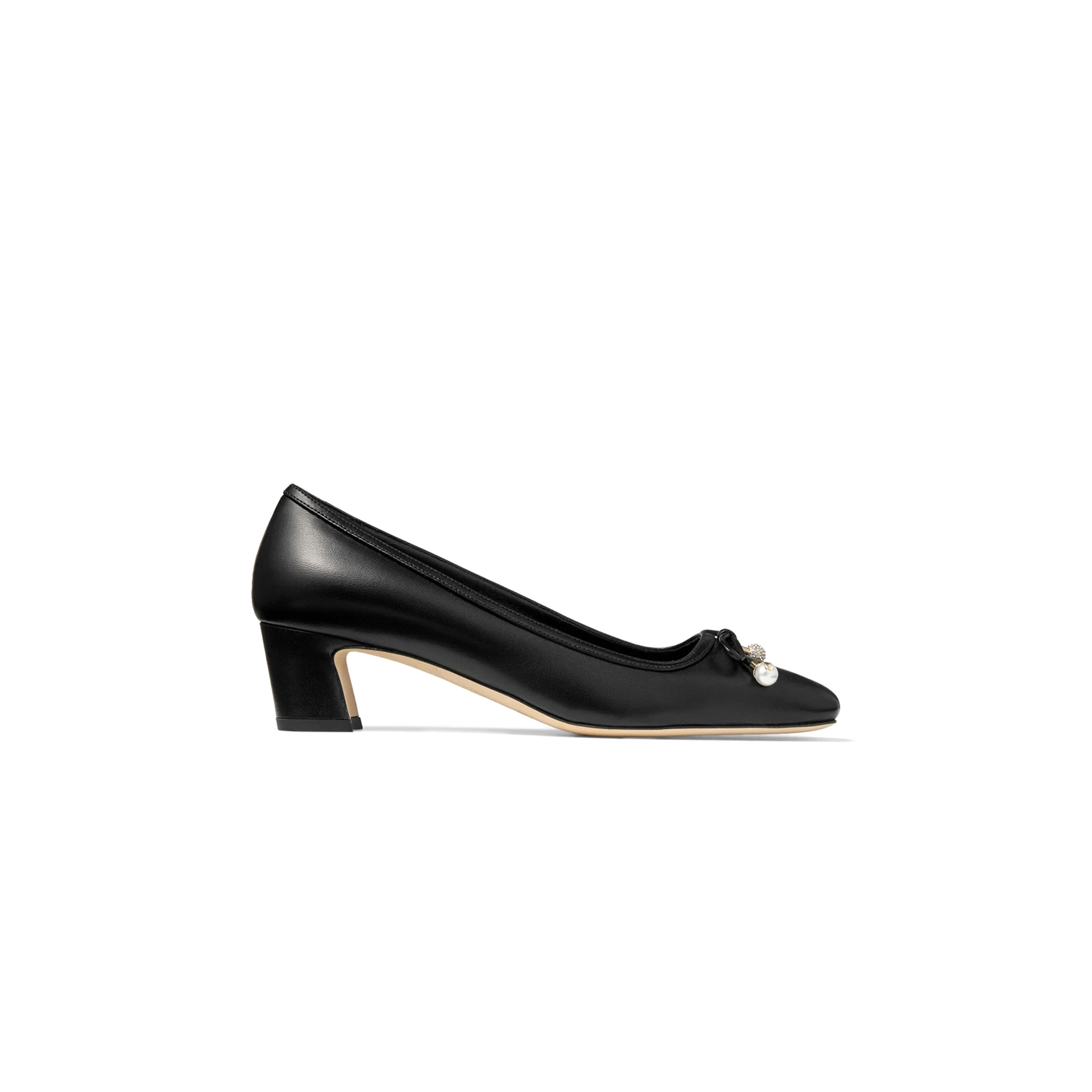 Ji*y Ch* elme 45 black nappa leather pumps elme45nap